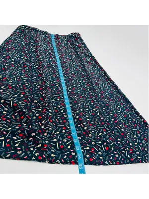 Vintage Christopher & Banks School Print Midi Skirt, Size 8, Teacher thumbnail 8