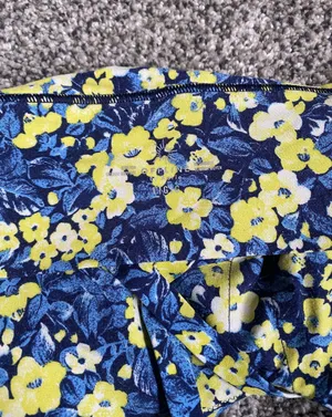 Aerie Offline by Real Me Strappy Floral Sports Bra Large thumbnail 4