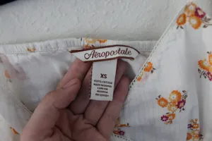 Vintage Aeropostale Baby Doll Floral Tank Top thumbnail 3