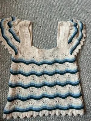 Jessica Simpson Crochet Top thumbnail 2