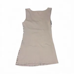 Scarlet Blvd Silver Ombre Sequin Tan Tank Top size Medium thumbnail 2