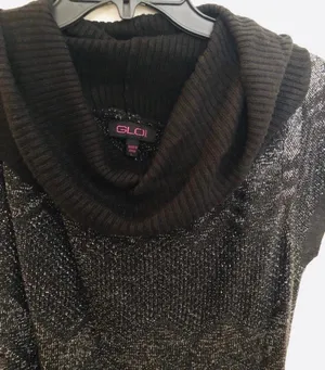 Glo Junior’s / Women’s sweater dress size large black thumbnail 2