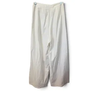 DO+BE White Wide Leg Pleated‎ High Rise Trousers Pants Womens Medium thumbnail 2