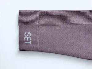 SET Active High-Waist Seamless Leggings in Mauve Activewear Yoga Pilates Gym XS thumbnail 2