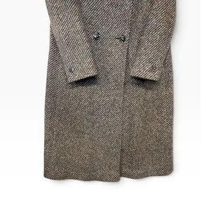 Jill Jr Vintage Tweed Overcoat Brown Multicolor ILGWU Union Made Long Coat Med thumbnail 3