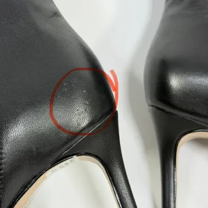 Schutz Size-5.5B Mikki Black Nappa Leather Pointed Toe Stiletto Ankle Boots thumbnail 2
