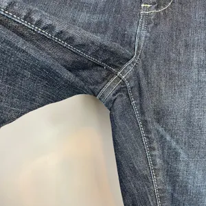 American Eagle Vintage Y2K Mid Rise Wide Leg Flare Trouser Jeans Dark Wash 14 thumbnail 8