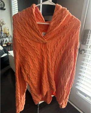 Orange Knit Sweater thumbnail 1