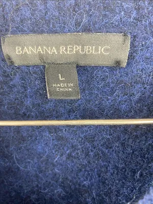 Banana Republic Wool Blend Long Sleeve Crew Neck Sweater L thumbnail 5
