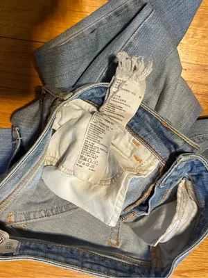 Hollister Distressed Light Wash Denim Jeans Blue Women's 0S 24x29 thumbnail 8