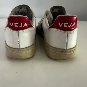 Veja‎ V-10 Sneakers White Navy Red Low Top Women’s 8 thumbnail 5