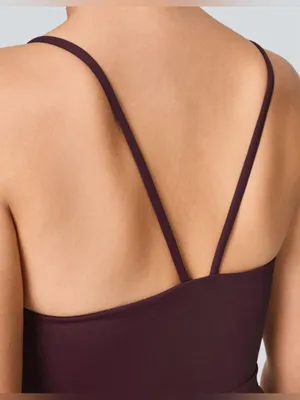 Halara Breezeful Backless, Side Zipper Sleeveless Wide Leg Jumpsuit Deep Plum L thumbnail 5