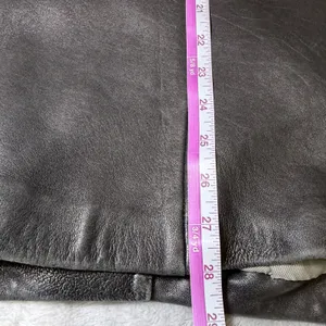 Gallery Womens Size Large Black Genuine Leather Jacket Button Front Blazer thumbnail 9