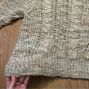 Matilda Jane Good Hart Wool‎ Blend Crochet Open Knit Sweater Women’s Size M Boho thumbnail 11