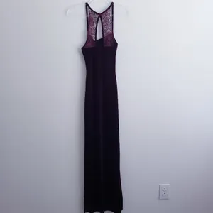 Lulu's Crazy Over You Burgundy Velvet Racerback Maxi Dress thumbnail 7