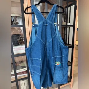 Vintage Disney winnie the pooh overalls embroidered plus denim friends shorts thumbnail 3