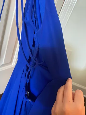 Lulus blue dress thumbnail 4