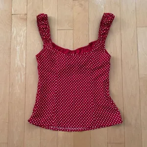 Princess Polly Garconne red polka tank top thumbnail 3
