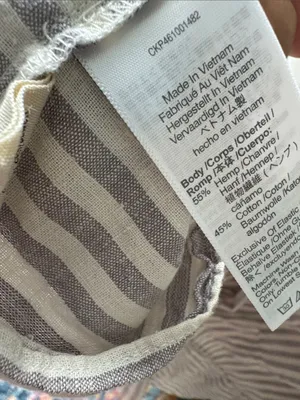 Madewell Cotton Hemp Stripe Tiered Maxi Dress thumbnail 9