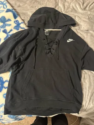 nike tie hoodie thumbnail 1