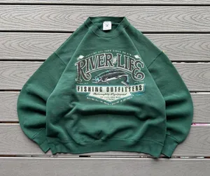 River of life green hoodie thumbnail 1
