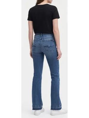 NWT 7 For All Mankind Original Bootcut in Alfred Release Hem Stretch Jeans 29 thumbnail 2