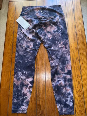 Lululemon Align High Rise 28” Diamond Dye Pink Pastel Size 12 NWT thumbnail 2
