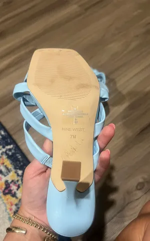 Nine West Blue Knot Heels thumbnail 5