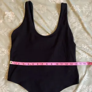 ASOS black scoop neck bodysuit Size 8 thumbnail 4