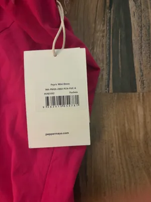 NWT Peppermayo Fuschia mini dress thumbnail 3