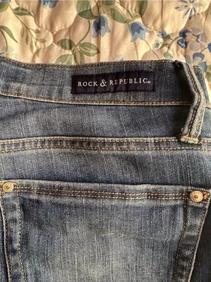 Rock & Republic Blue Denim Jeans thumbnail 3