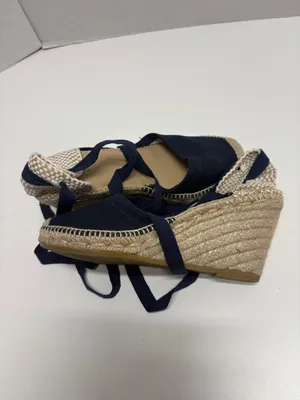 Alpargatera La Manual - Blue Espadrilles‎ With Jute Wedge - Size 37 (6.5 US) thumbnail 8