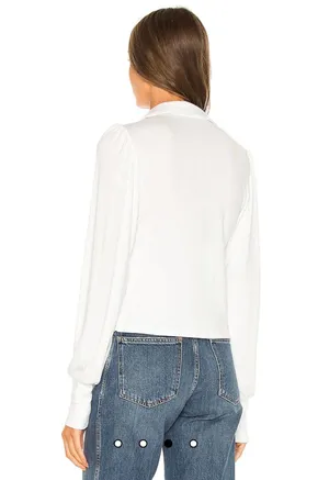 AFRM Santon Top in Blanc Small thumbnail 3