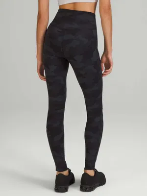 Lululemon Base Pace High-Rise Tight 28" *Brushed Nulux Black Camo Size 10 thumbnail 3