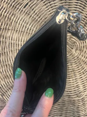 Coach Classic Black Wristlet Wallet - Women's Bag thumbnail 4