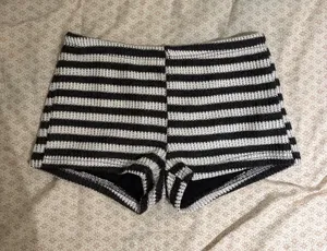 Motel Rocks Striped Knit Shorts thumbnail 1