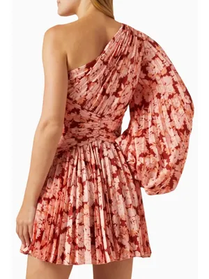 NWT Acler Auroa Floral Pleated Mini Dress Size 6 thumbnail 9