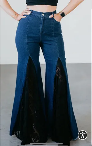 Boutique Wisteria Lane flare Jeans thumbnail 8