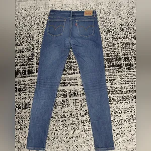 Levi’s 711 Skinny Jeans Size 27 Eternal Indigo Mid-Wash NWOT thumbnail 15
