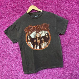 Aerosmith Toys in Attic Promo Tour Poster Rock Band Tee S/M thumbnail 3