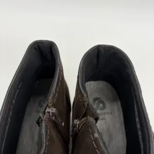 Clarks Cloudsteppers Womens 7.5 Caddell Rush Ankle Bootie Dark Brown Side Zip thumbnail 10