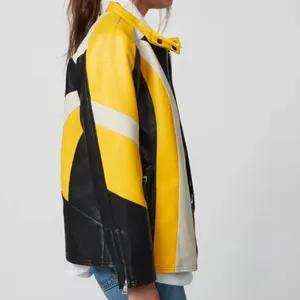 Urban Outfitters Suki Faux Leather Racer Moto Jacket thumbnail 2