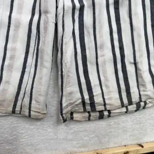American Eagle Medium Wide Leg Pants Palazzo Flowy Striped Boho Coastal Beachy thumbnail 5