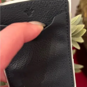 Christian Dior Pebbled leather logo card phone sticker NEW thumbnail 2