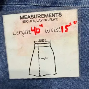 Gap Womens Denim Maxi Skirt Medium Wash Front Slit High‎ Rise Size 28 6 Tall thumbnail 7
