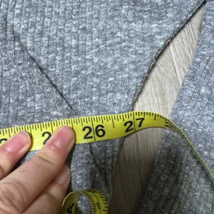 We‎ The Free Free People Grey Ribbed Dolman Sleeve Boat Neck Relaxed Top XSmall thumbnail 7