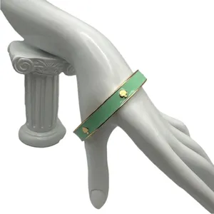 Kate Spade Green Gold Bangle Bracelet thumbnail 2