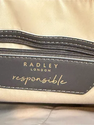 Radley London Designer Purse, Handbag, Pink Signature Dog Quilted Pattern thumbnail 10