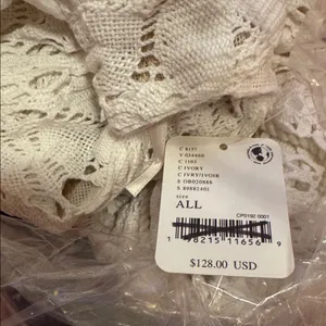 FREE PEOPLE Bell Sleeve Lace Duster in Ivory, One Size, New with Tag MSRP $128 thumbnail 16