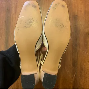 Life Stride Pumps 8 Judith Vanilla Devill Slingback with Buckle Strap Square toe thumbnail 5